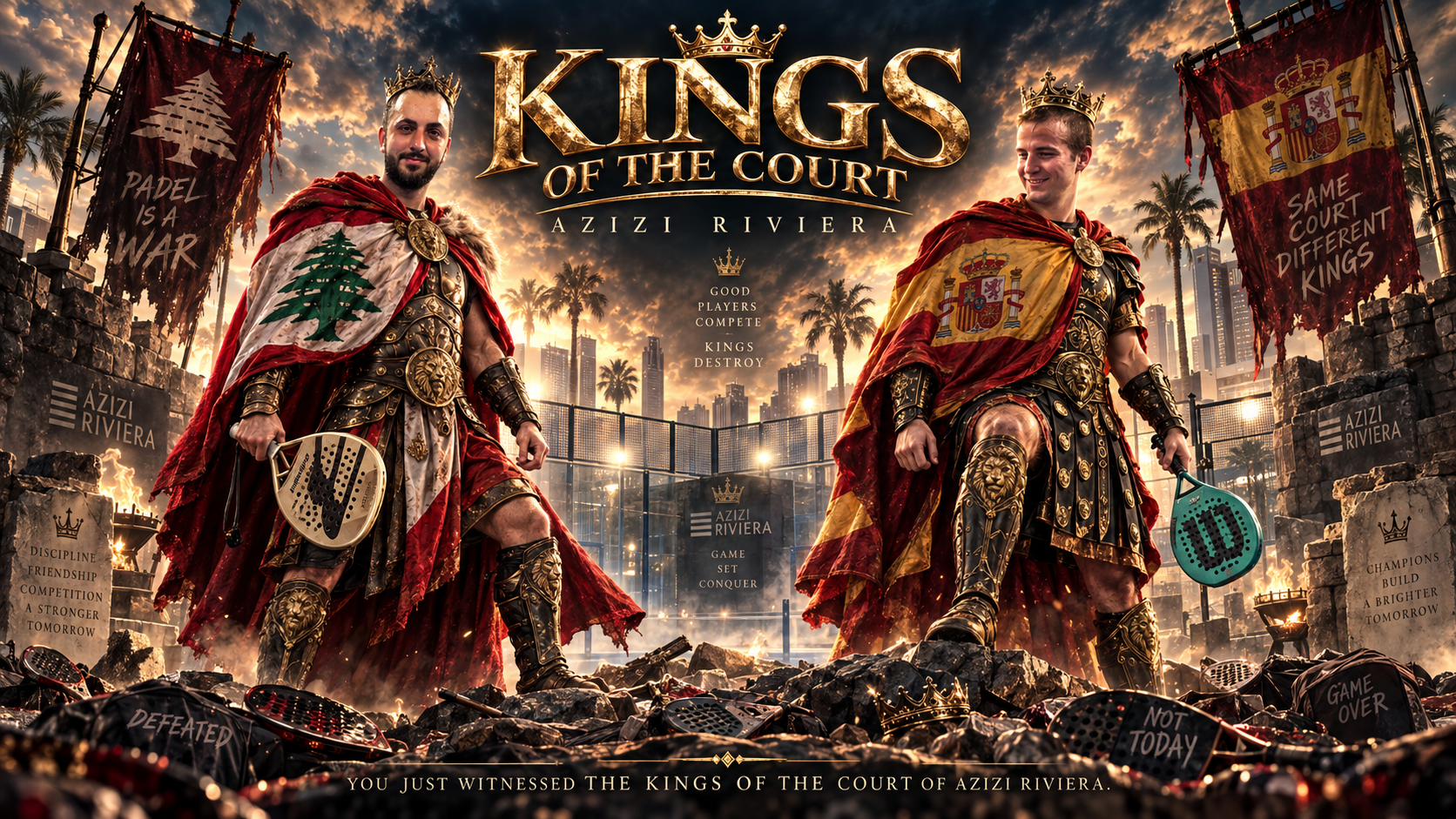Ghassan & Santiago Conquer Riviera’s King of the Court in a 6–4 Thriller